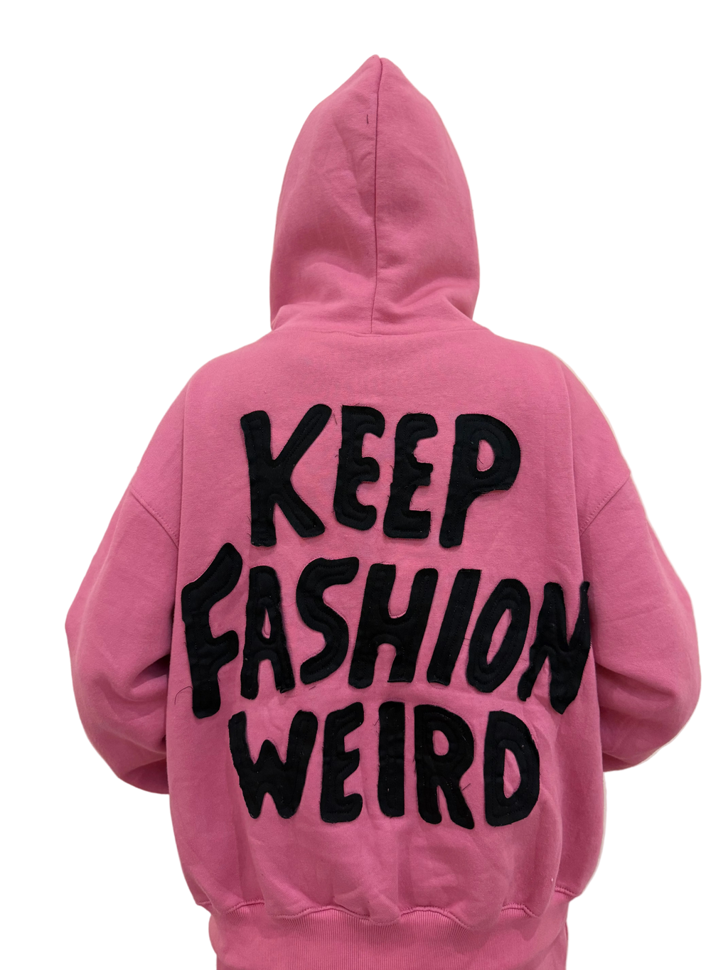 "Keep Fashion Weird" Hoodie (Pink) - rawcityshop 