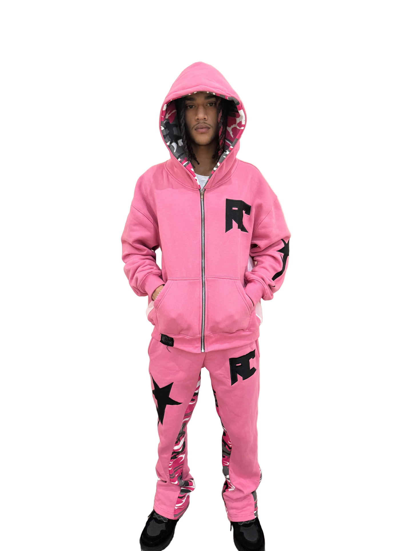 Pink Camo Starstrike Sweatsuit - rawcityshop 
