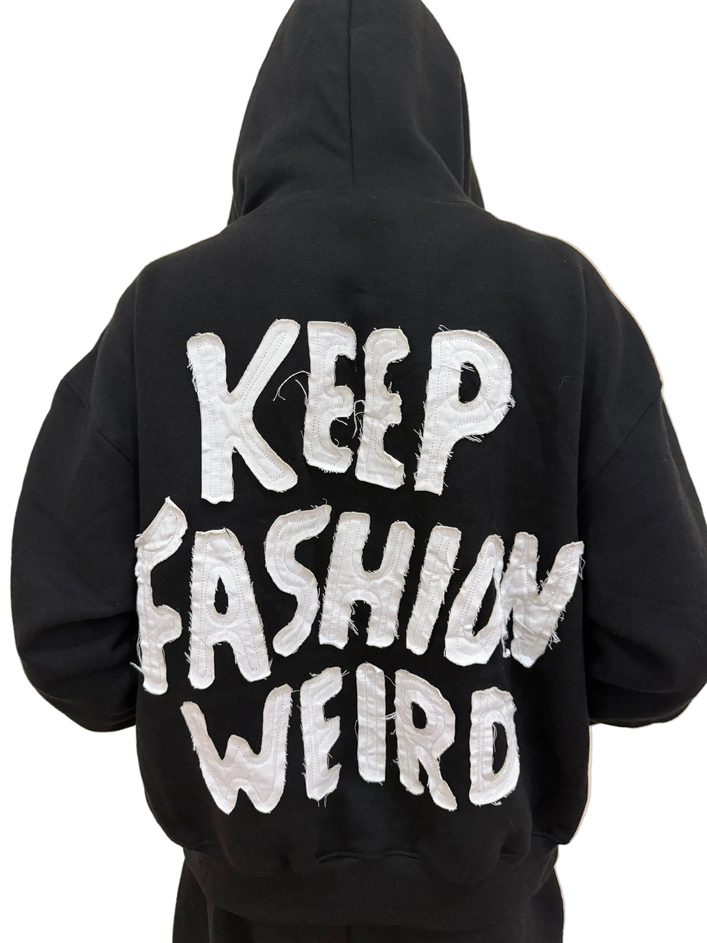 "Keep Fashion Weird" Hoodie (Black) - rawcityshop 