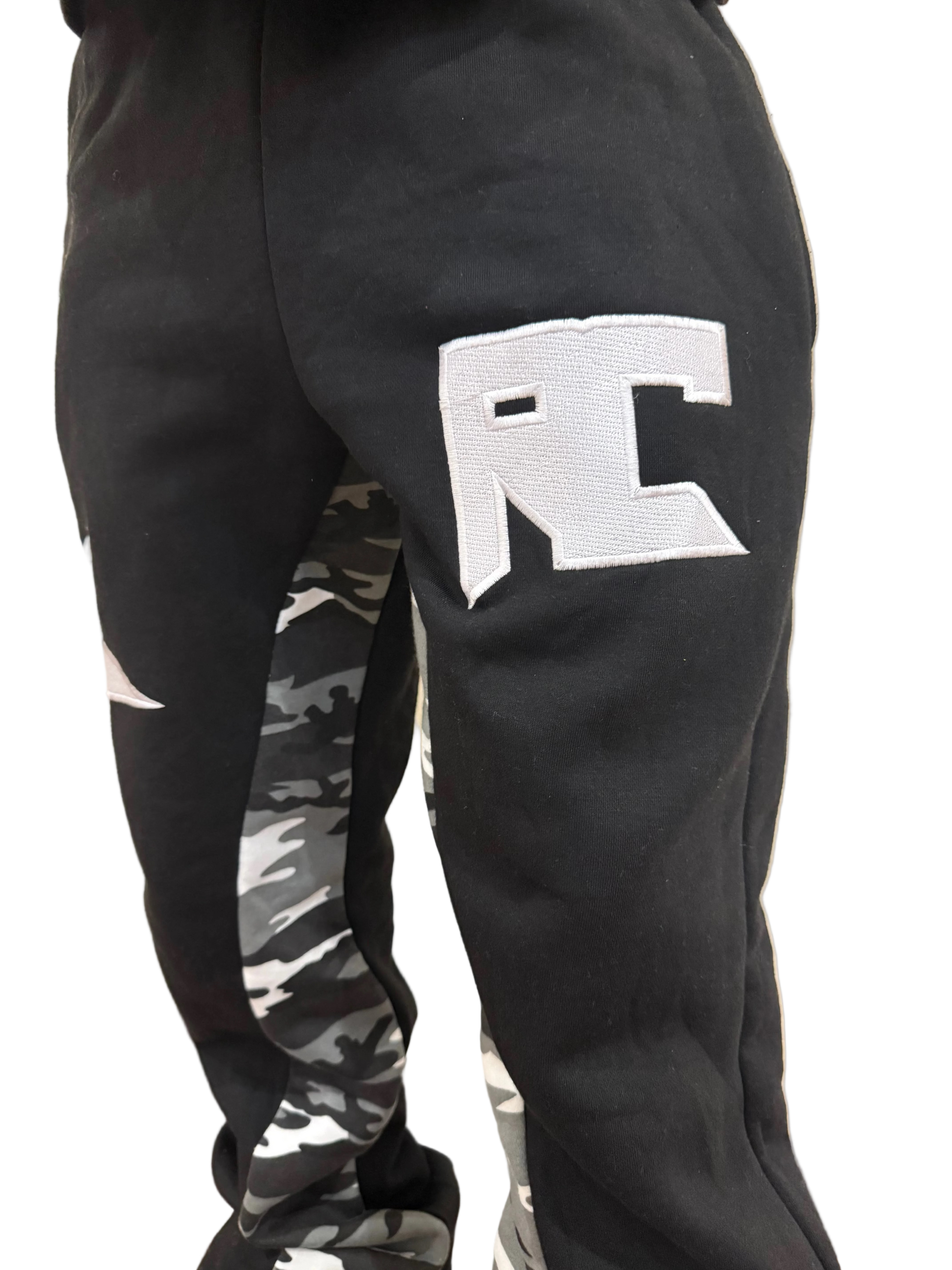 Black Starstrike Double Layer Sweats - rawcityshop 