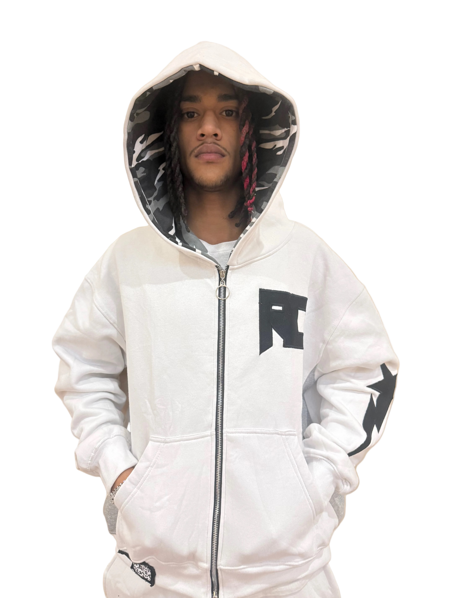 "Keep Fashion Weird" Hoodie (White) - rawcityshop 