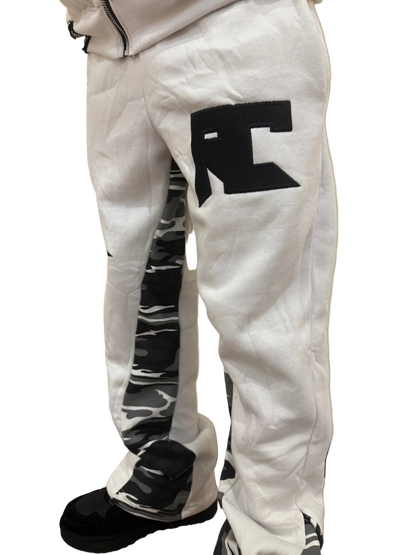 White Starstrike Double Layer Sweats - rawcityshop 