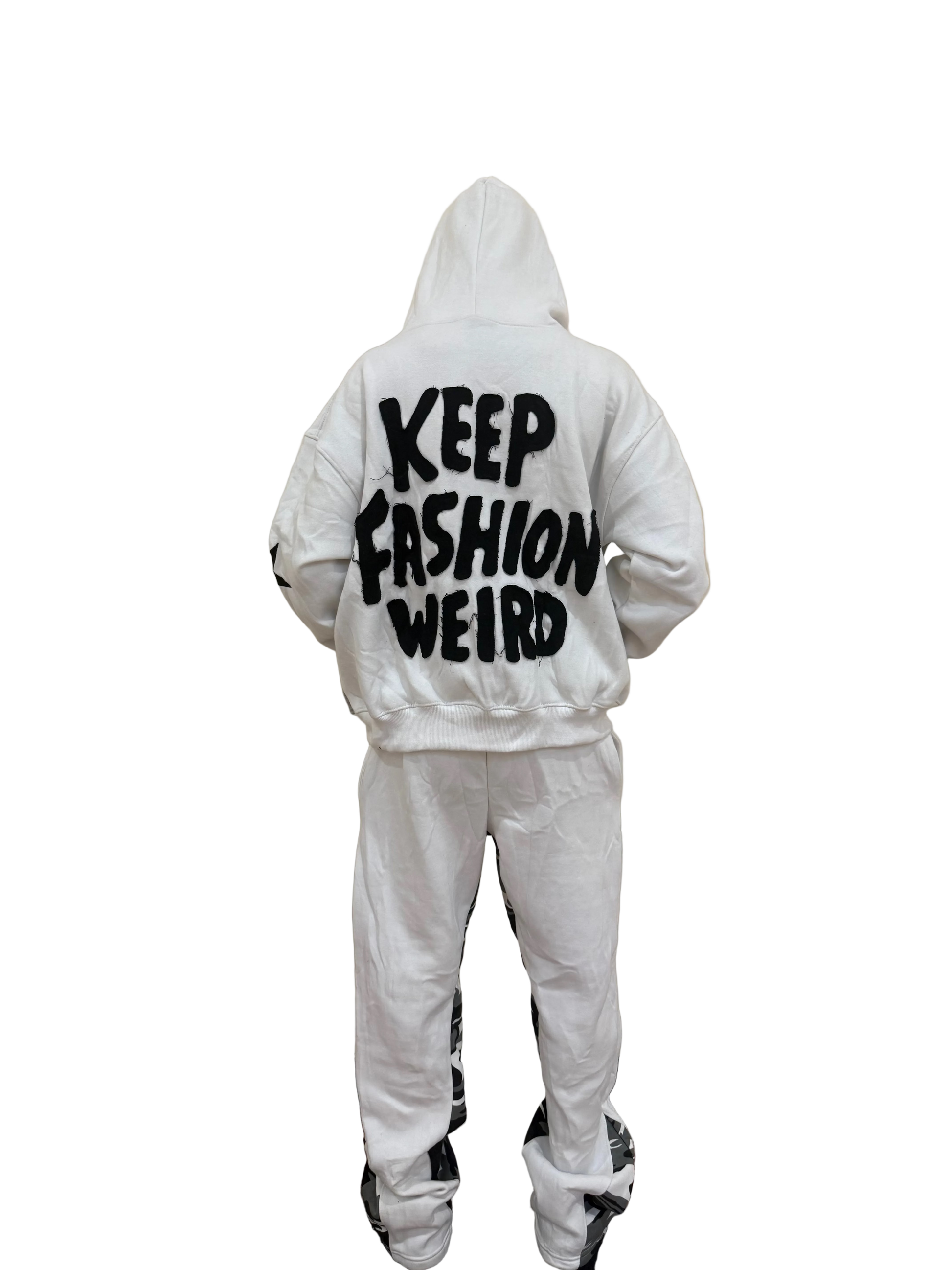 White Camo Starstrike Sweatsuit - rawcityshop 