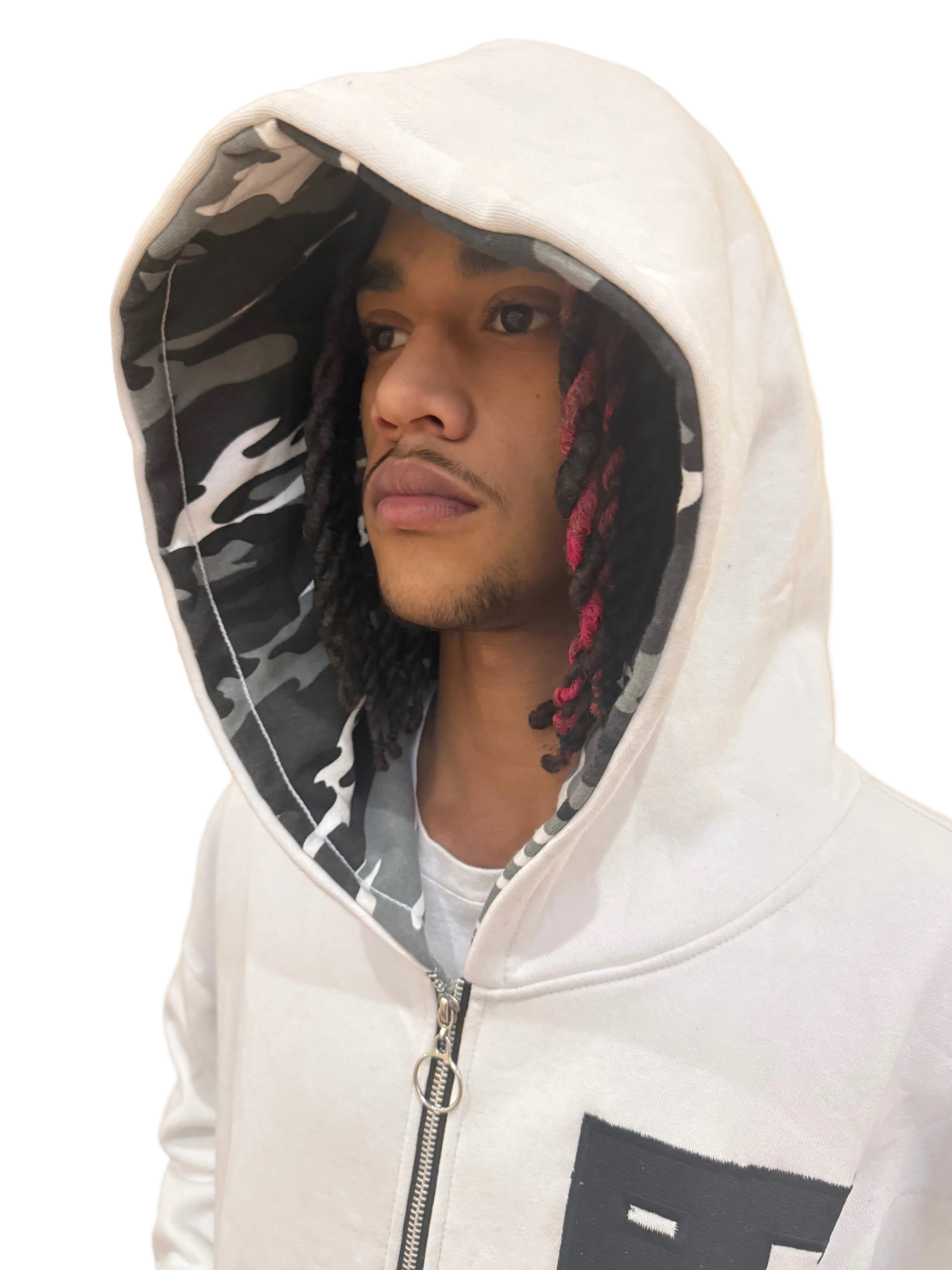 "Keep Fashion Weird" Hoodie (White) - rawcityshop 